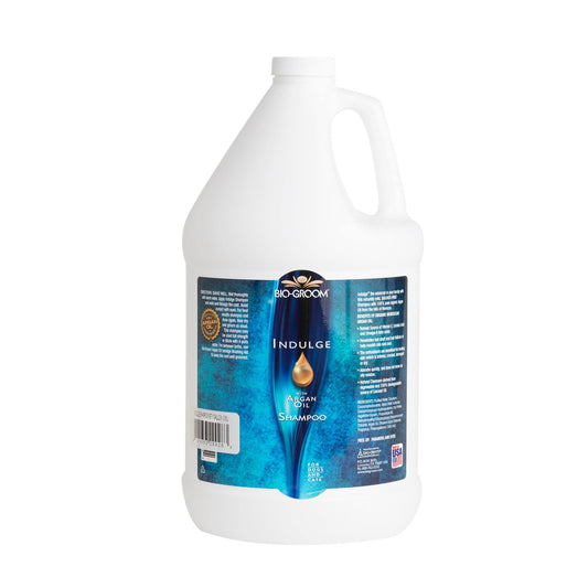 Bio-Groom Indulge Argan Oil Dog Shampoo – Deshedding Dog Bathing Supplies Puppy Wash Cat & Dog Grooming Supplies for Sensitive Skin Cruelty-Free Made in USA Dog Products – 1 Gallon